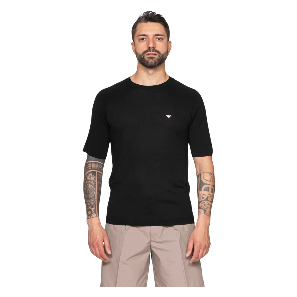 Emporio Armani Herren Schwarz - Strickware - Tops - K - L