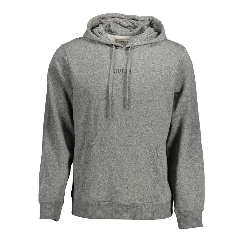 Guess Herren Grau Kapuzensweatshirt Es Roy - Bild 4