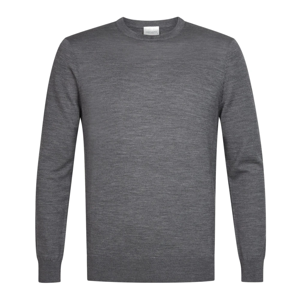 Profuomo Pullover Merinowolle Grau Grün Größe XXL - Bild 5