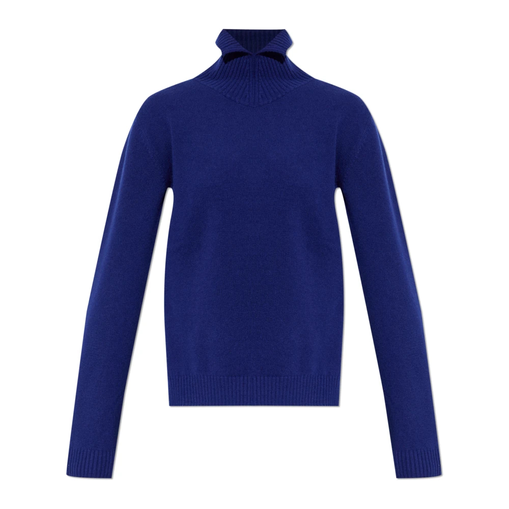 Jil Sander Damen Blau - Rollkragenpullover - Knitwear - Xl
