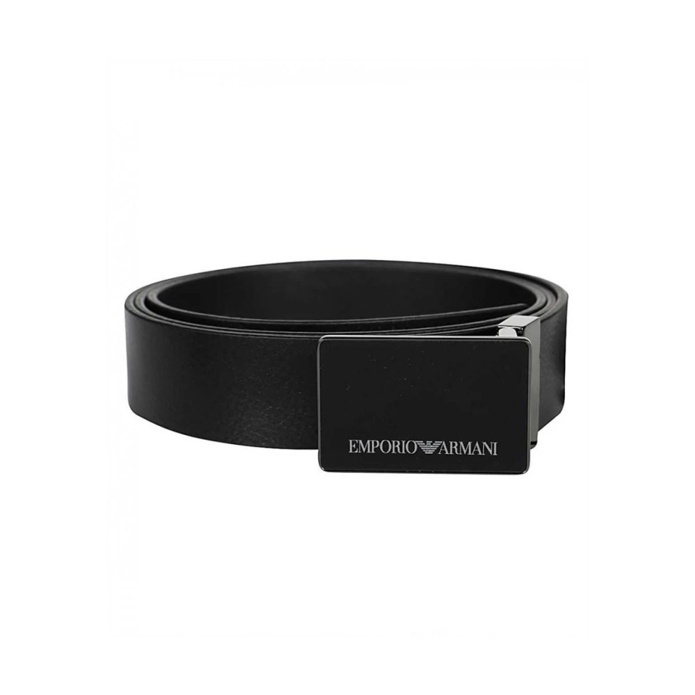 Emporio Armani Herren Schwarz - Gürtel - Accessories - K - One Size
