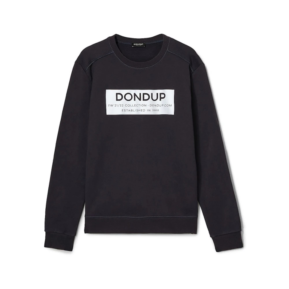 Dondup Herren Schwarz - Felpa - Sweatshirts & Hoodies - K - L