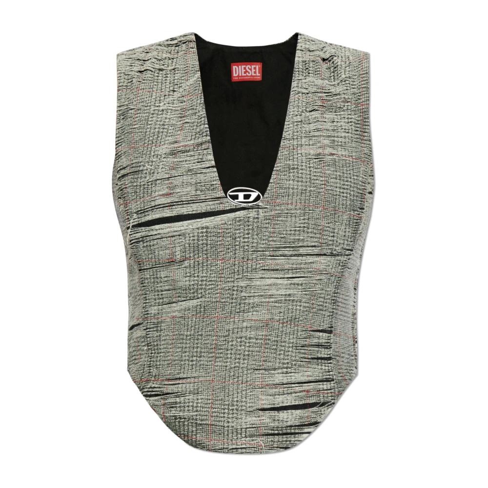 Diesel Damen Grau - Top De-Laris-Fsg - Tops - S