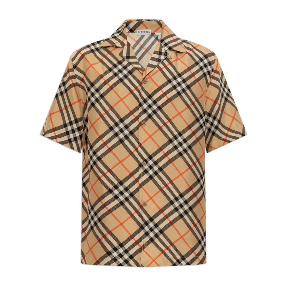 Burberry Herren Beige - Hemd Mit Karomuster - Shirts - L