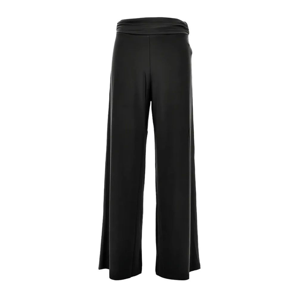 Emporio Armani Damen Schwarz - Draped Track Pants - Trousers - K - L