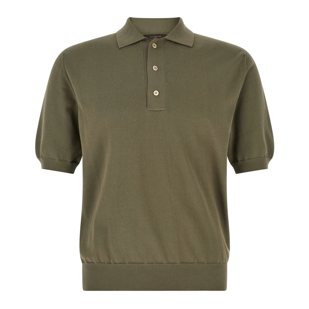 Zanone Herren Grün - Knit Polo Shirt - Tops - M