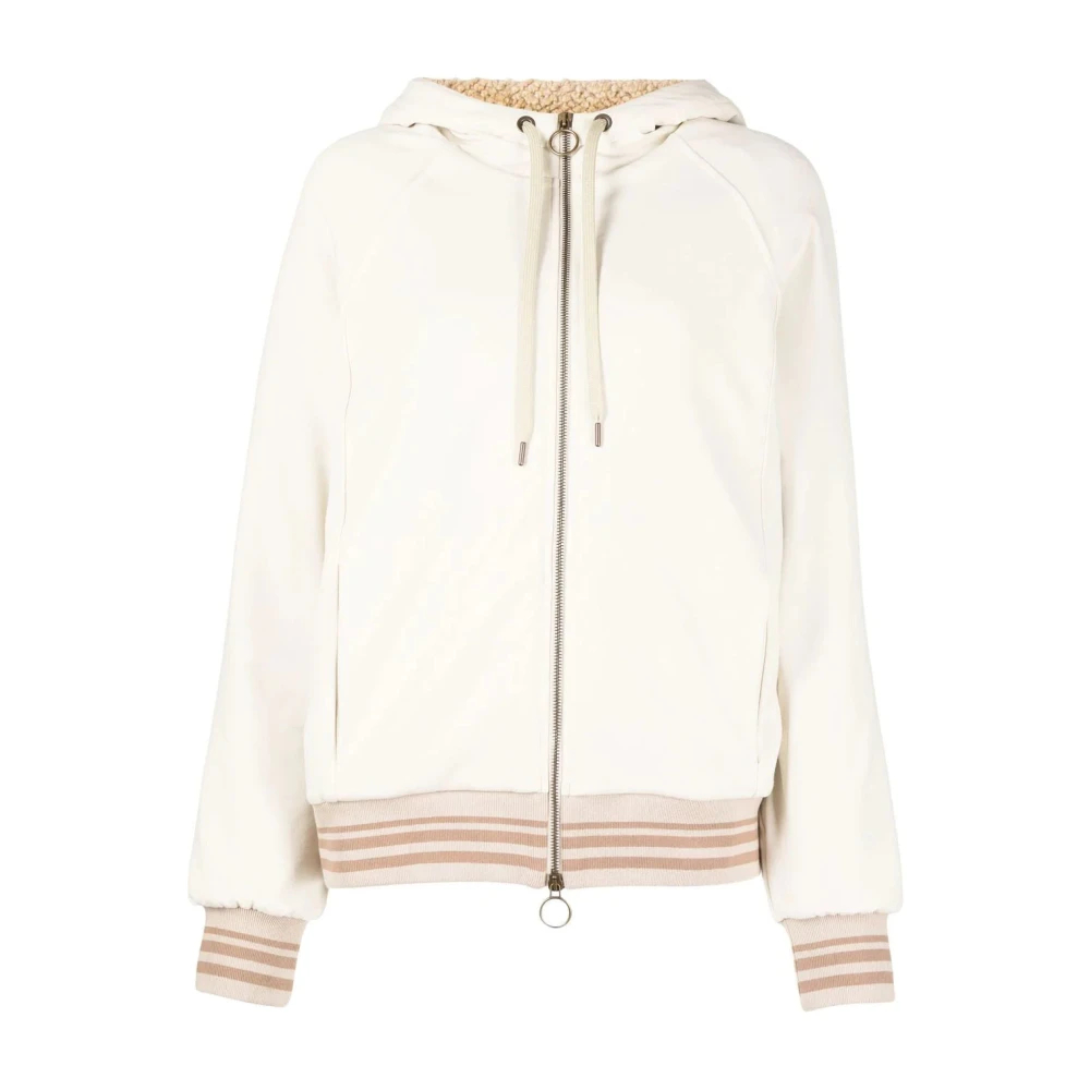 Eleventy Damen Beige - Full Zip Sweatshirt - Sweatshirts & Hoodies - L