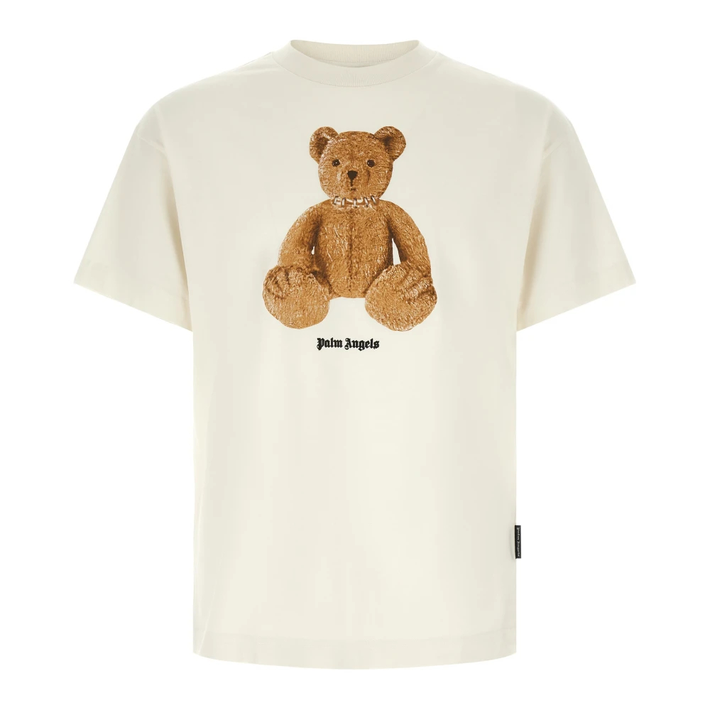 Palm Angels Herren Weiß - Bear T-Shirt - Tops - 2XS