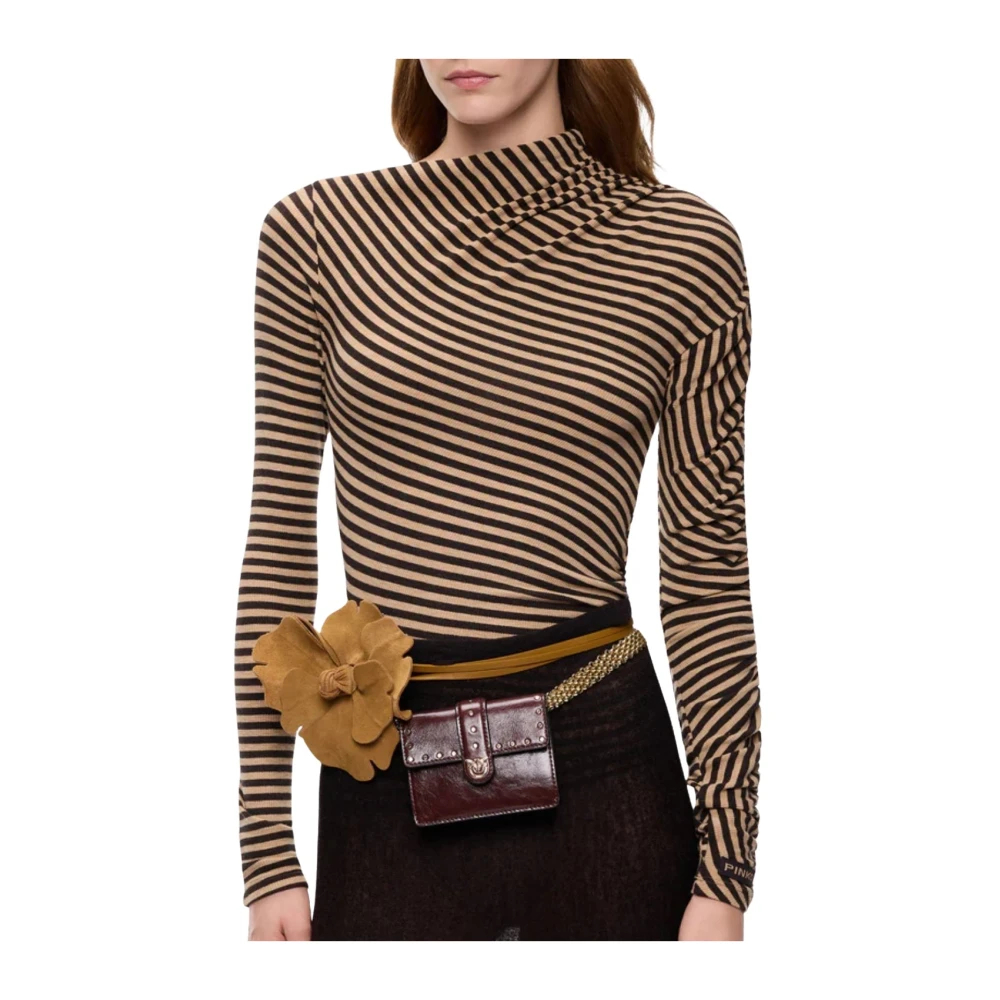 Pinko - Lilium Lupetto Costina - Tops - Damen - Braun - Xs