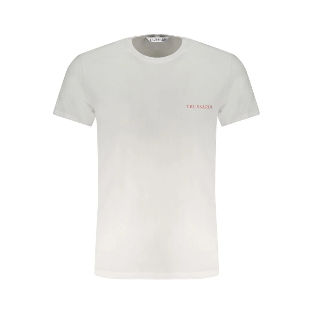 Trussardi Herren Weiß - Cotton T-Shirt - Tops - 2XL
