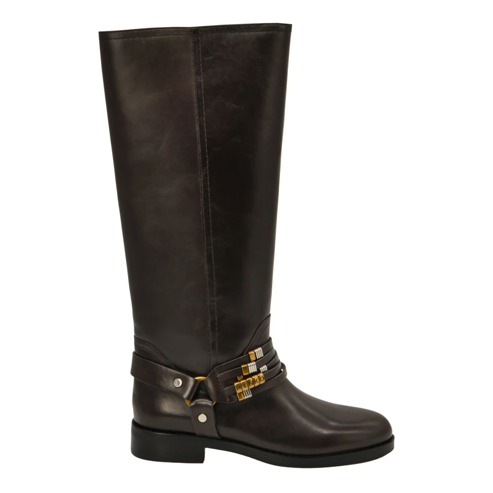 Pinko - High Boots - Shoes - Damen - Braun - 37 Eu - Bild 4