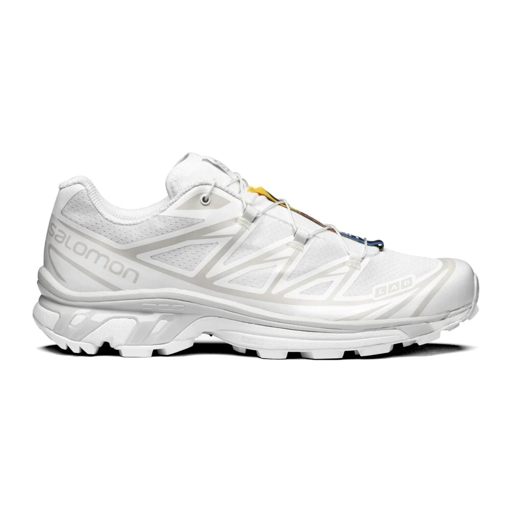 Salomon Unisex Xt-6 Outdoor Sport Mesh Synthetikleder Strapazierfähig Niedrig Geschnitten Laufschuhe Sneaker Glacier-White 412529 Cm - Bild 8