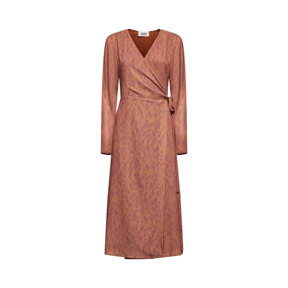 Silvian Heach Damen Rosa - Wickelkleid Mit V-Ausschnitt - Dresses - 2XS