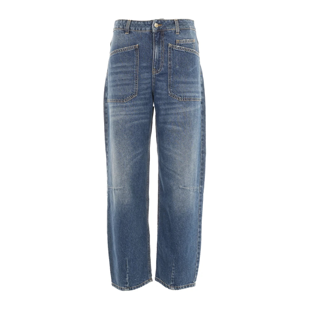 Liu Jo Damen Blau - Patch-Pocket-Jeans - Jeans - W28