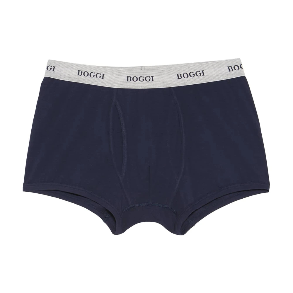 Boggi Milano Herren Blau - Stretch Cotton Jersey Boxershorts - Underwear - 2XL