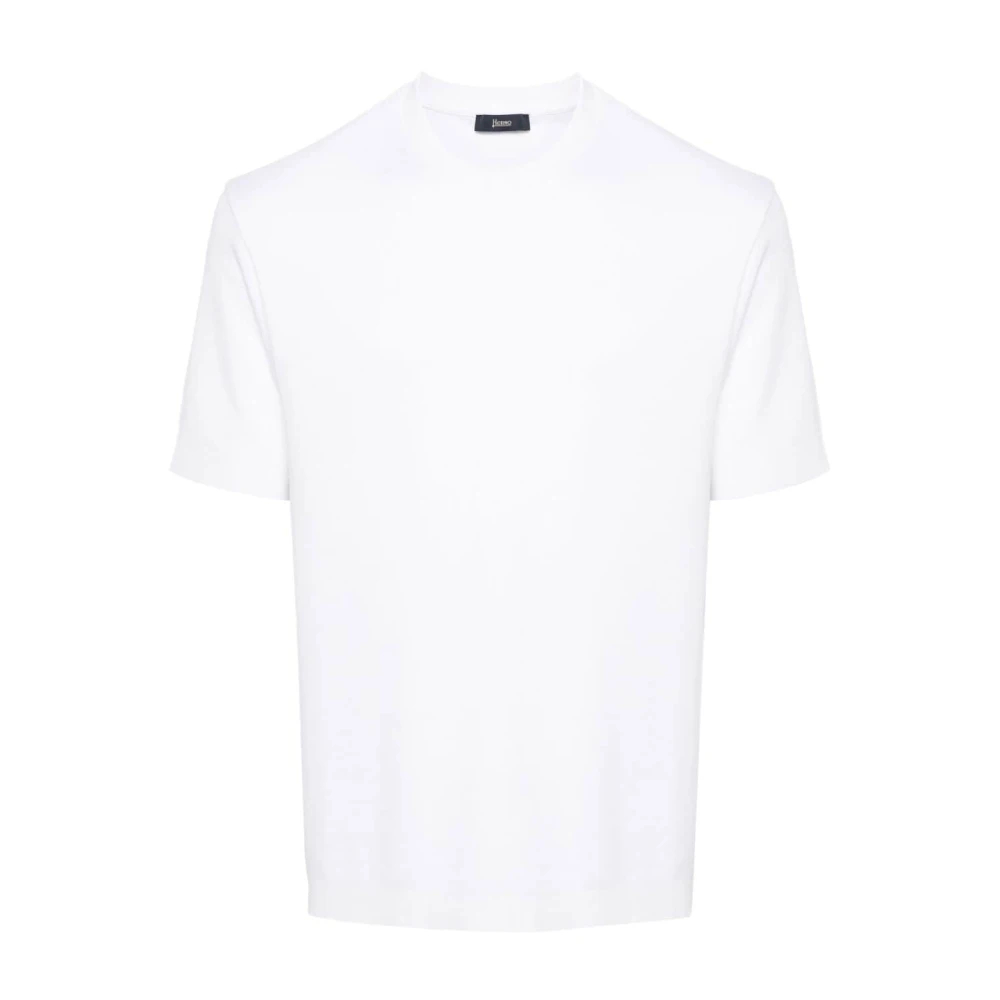 Herno Herren Weiß - E Strick T-Shirt - Tops - 2XL