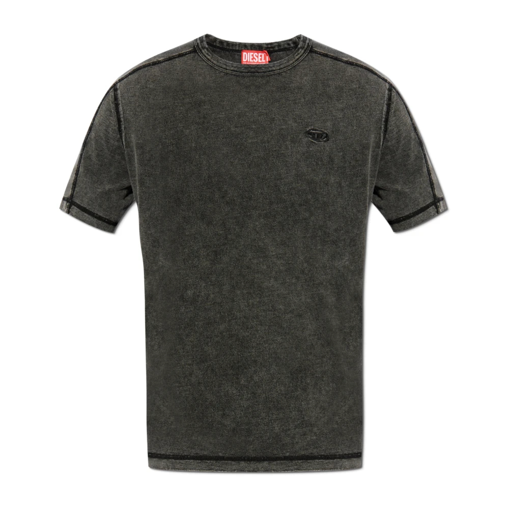 Diesel - T-Shirt `T-Adjind` - Tops - Herren - Grau - S