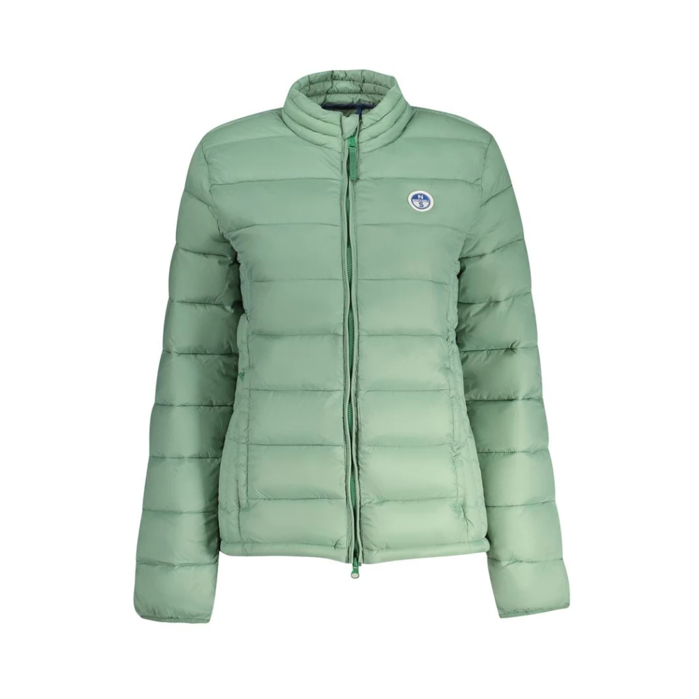 North Sails - Grüne Polyamidjacke Mit Logo - Jackets - Damen - Grün - Xs - Bild 8