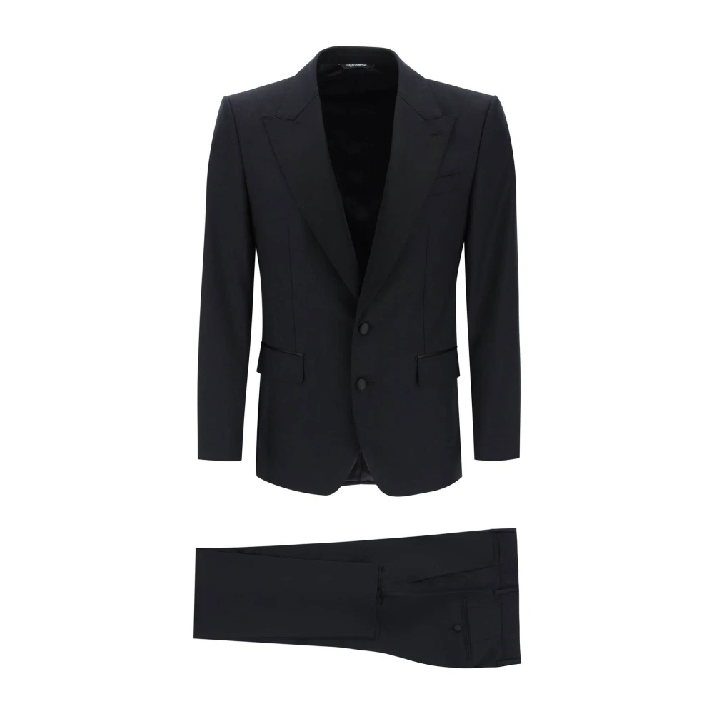 Dolce & Gabbana - Eleganter Anzug Für Männer - Suits - Herren - Schwarzk - Xl