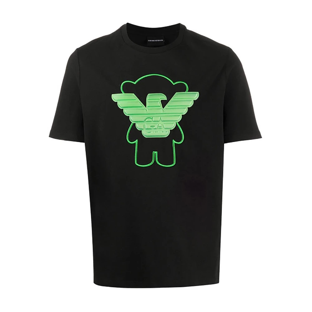 Emporio Armani Herren Schwarz - Manga Bär T-Shirt - Tops - K - L