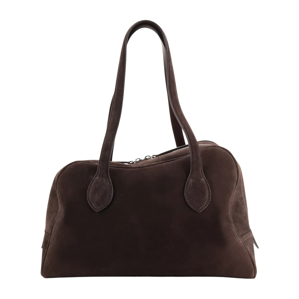 Noale Walnut Suede Top handle bag | ATP Atelier | Official Site - Bild 3