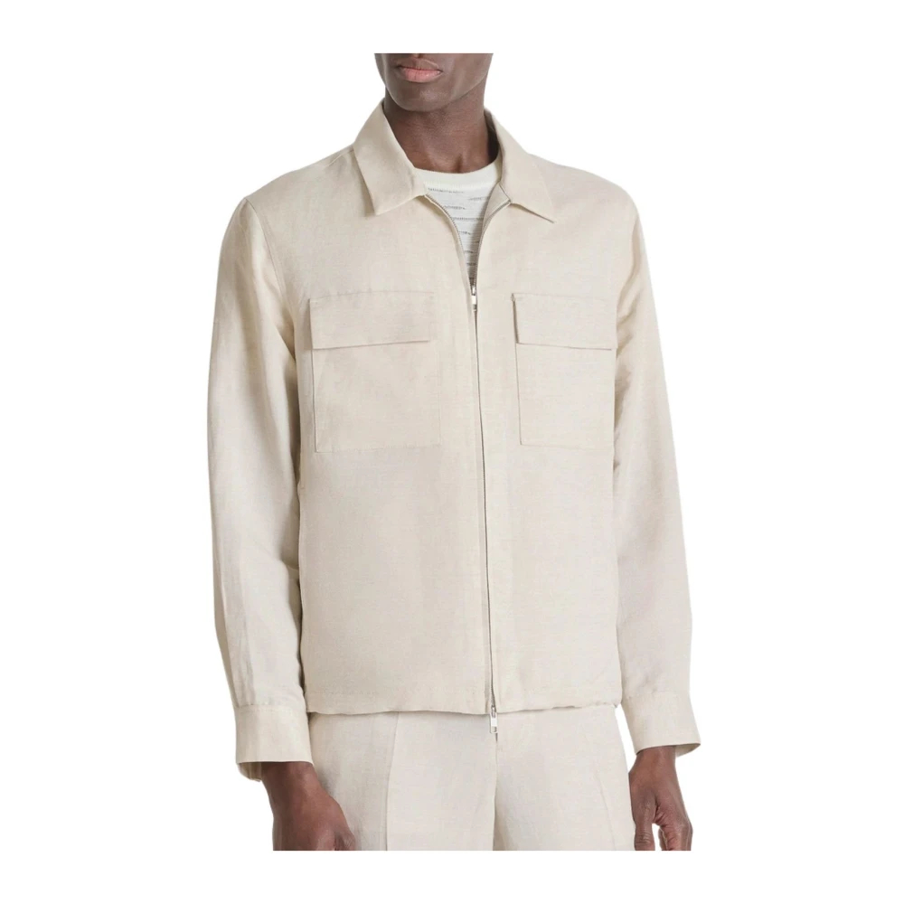 Antony Morato Herren Beige - Brema Relaxed Fit Shirt - Jackets - L