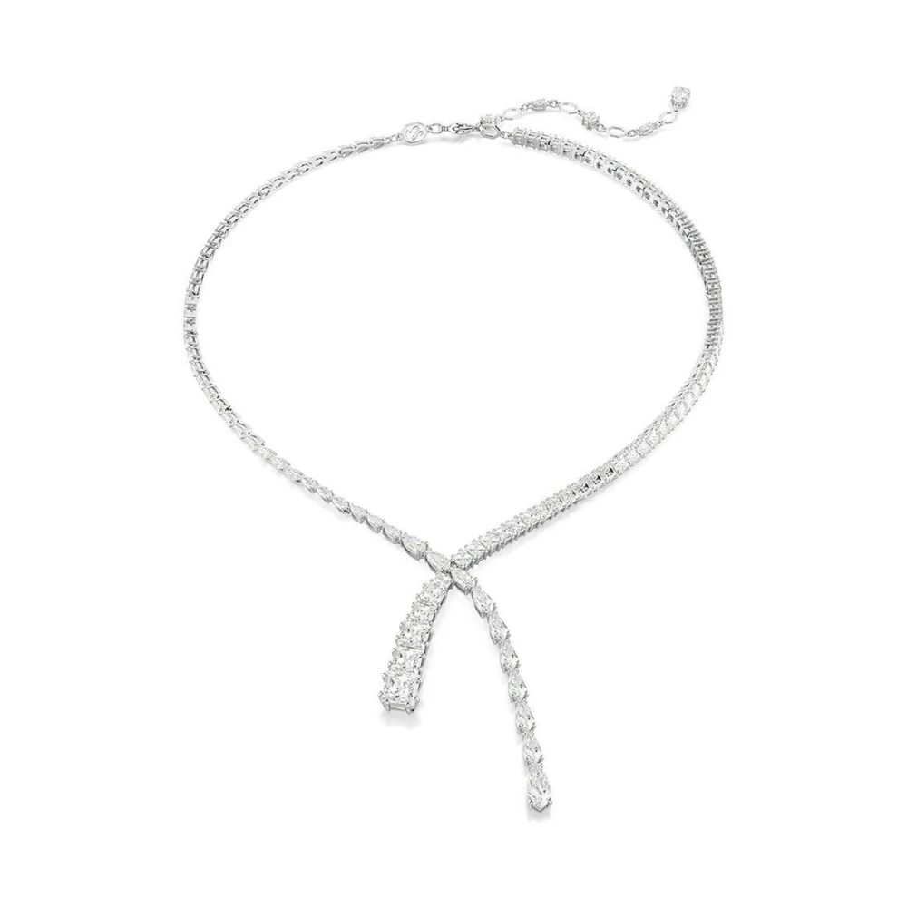 Swarovski - Matrix Y-Halskette - Accessories - Damen - Grau - One Size - Bild 7
