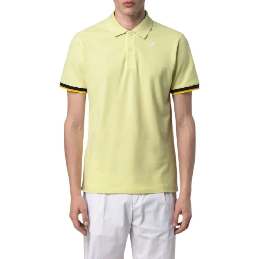 K-Way Herren Gelb - Vincent Pique Polo - Tops - L