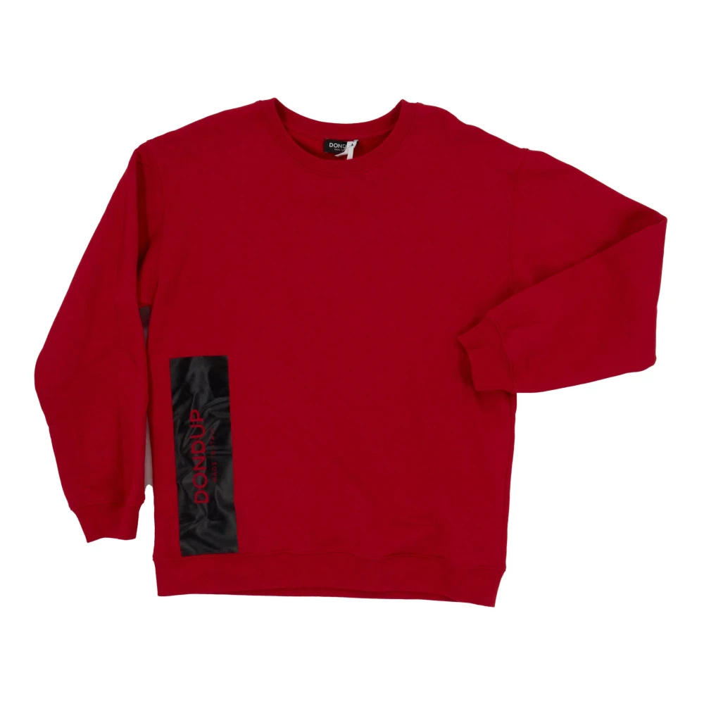 Dondup Herren Rot - Sweatshirt Mit Rundhalsausschnitt - Sweatshirts & Hoodies - L