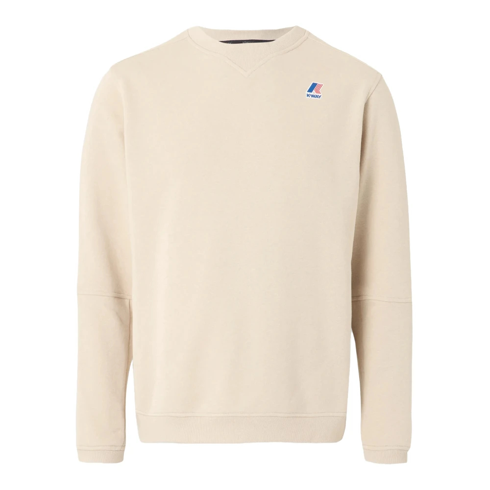 K-Way Herren Beige - Nael Poly Cotton Sweatshirt - Sweatshirts & Hoodies - M