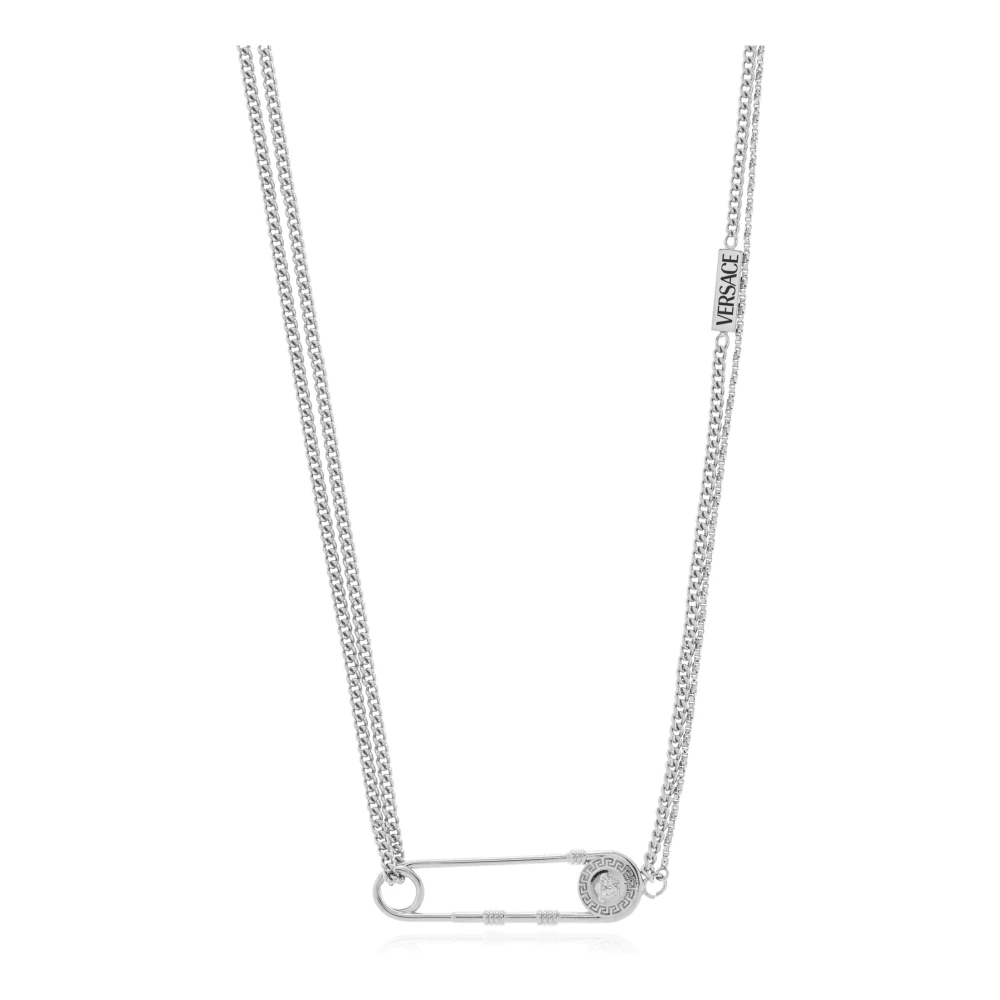 Versace Unisex Blau - Halskette Mit Anhänger - Accessories - One Size