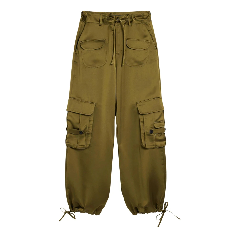 Desigual Damen Grün - Pant Fan Hose - Trousers - S