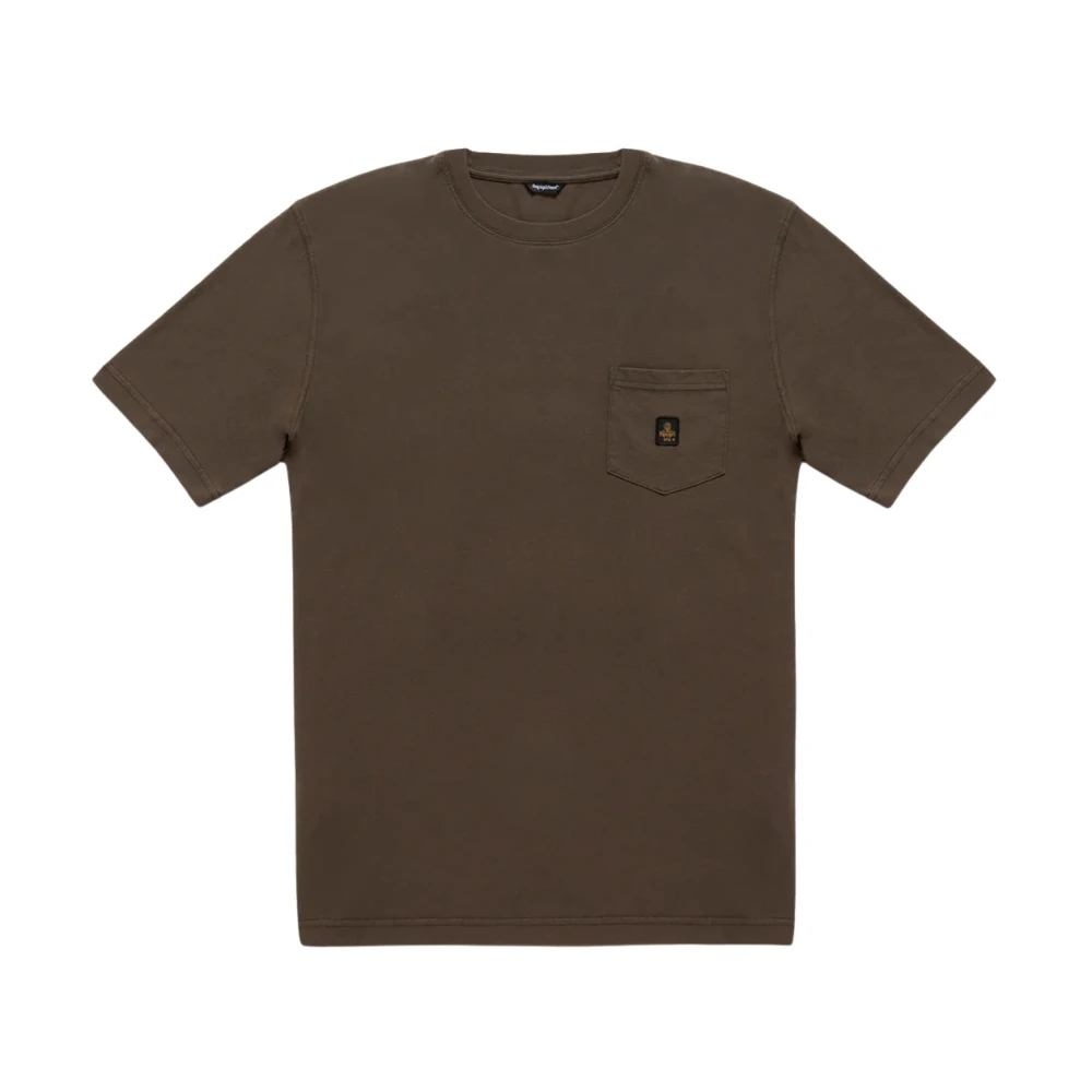 Refrigiwear Herren Braun - Basic T-Shirt - Tops - S