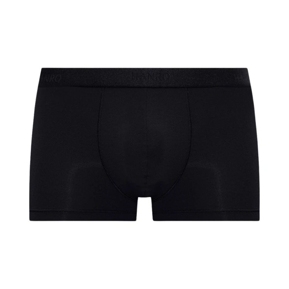 Hanro Herren Schwarz - Boxershorts Mit Logo - Underwear - K - M