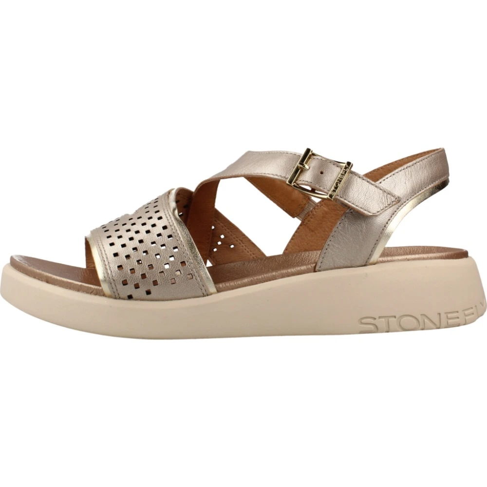 Stonefly Damen Gelb - Onda 3 Laminated Lth - Shoes - 37 Eu