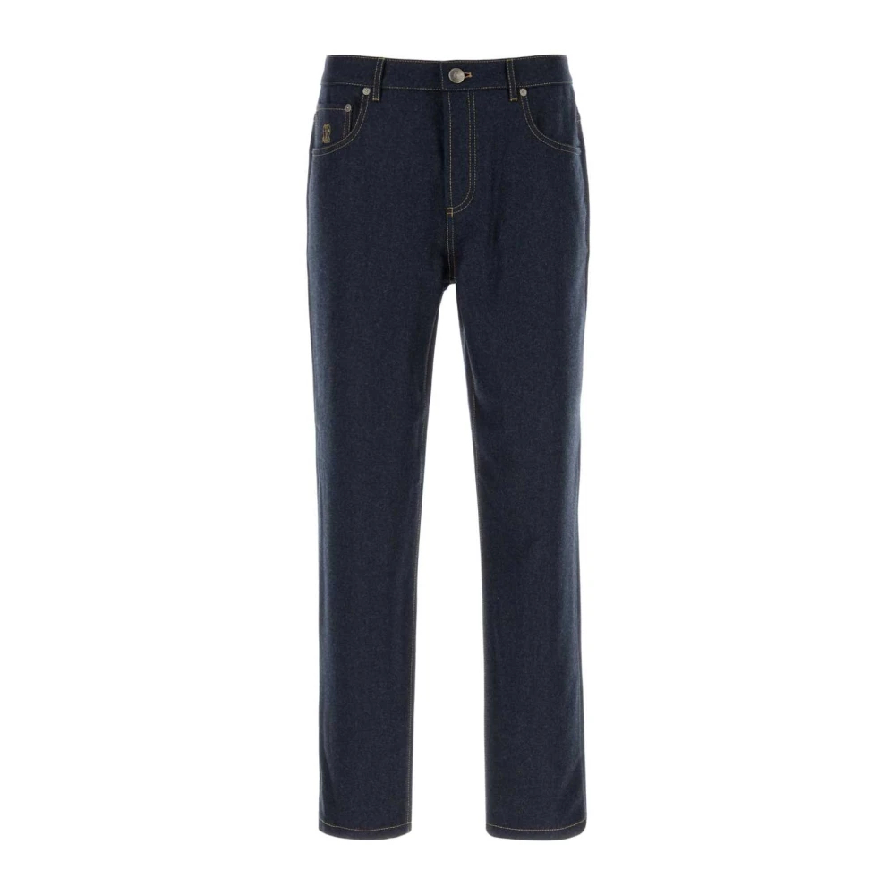 BRUNELLO CUCINELLI | Blue cotton denim iconic fit jeans | Man | 46 - Bild 3