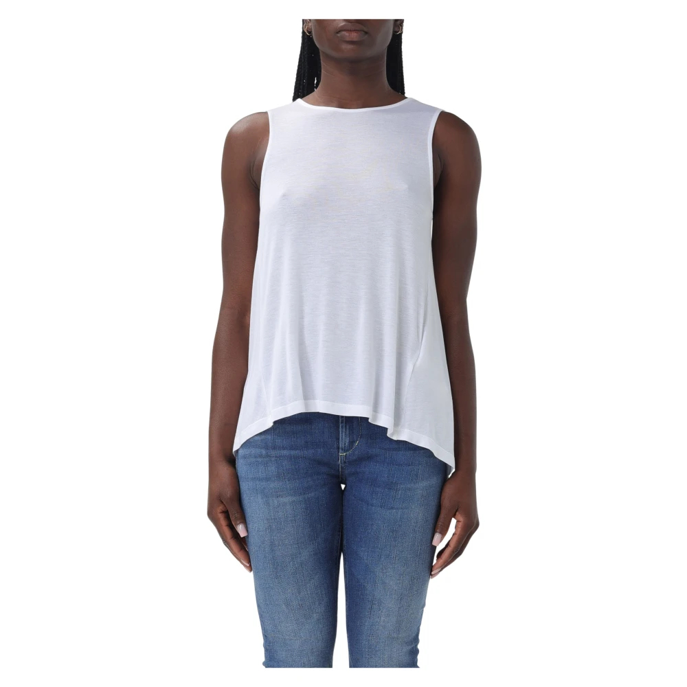 Dondup Damen Weiß - Kettenverzierter Tank Top Mit Rundhalsausschnitt - Tops - Xs