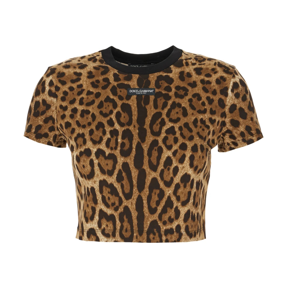Dolce & Gabbana Damen Braun - Crespo T-Shirt - Tops - M