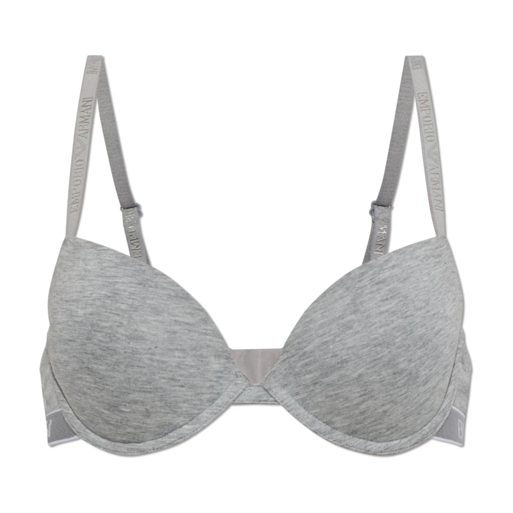 Emporio Armani Damen Grau - The Cotton Bra - Underwear - 80B Eu