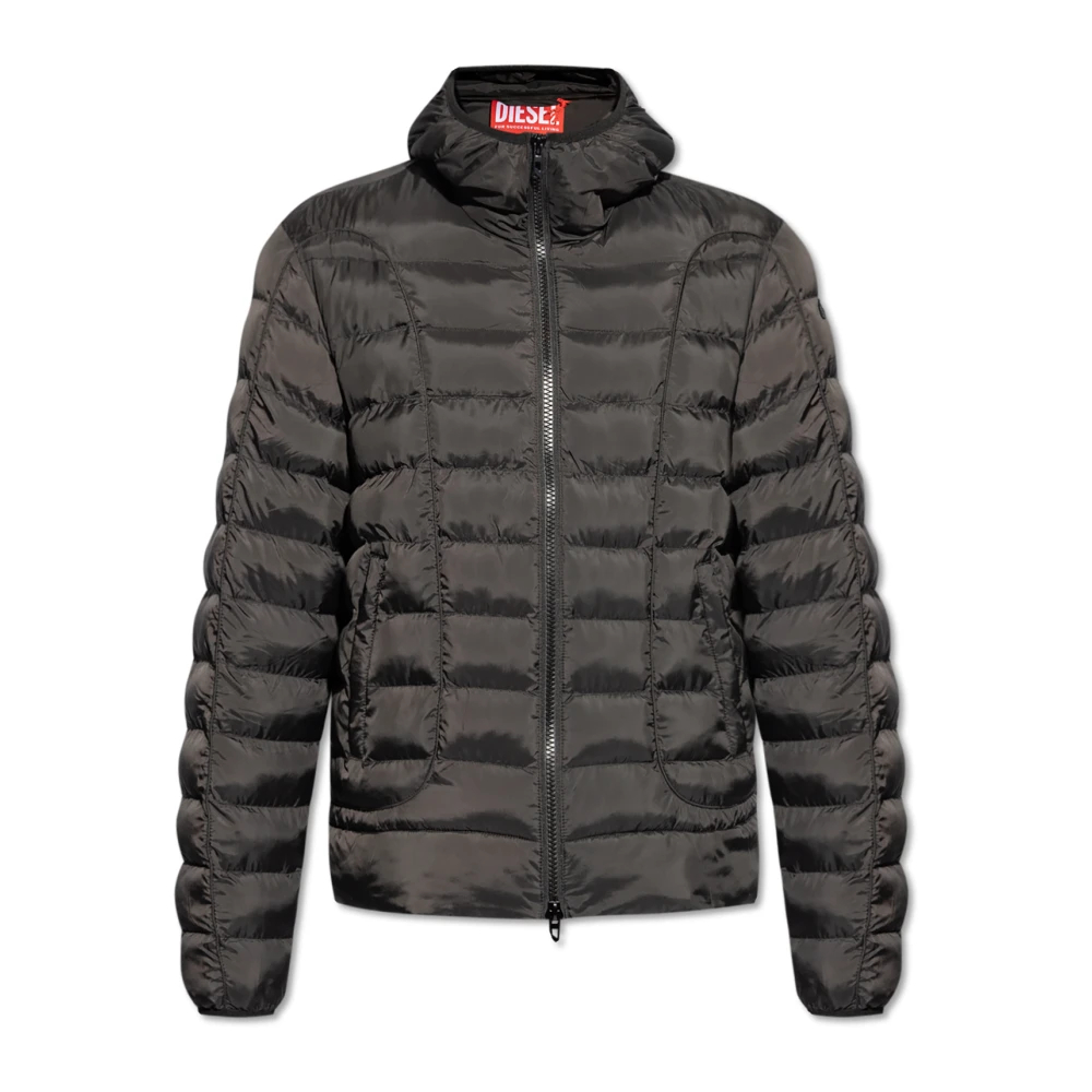 Diesel Herren Schwarz - Quilted Jacket W-Stone - Jackets - K - S