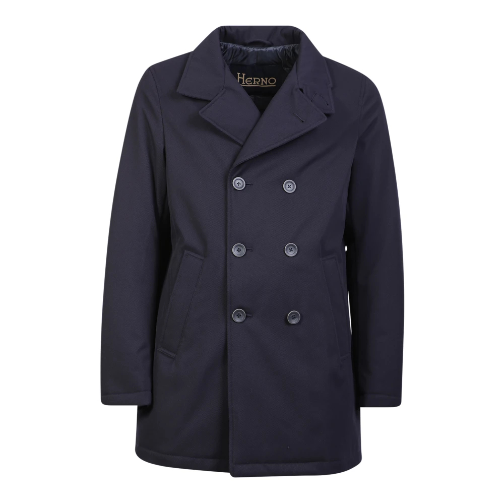 Herno Damen Blau - Double-Breasted Coat - Coats - 8XL