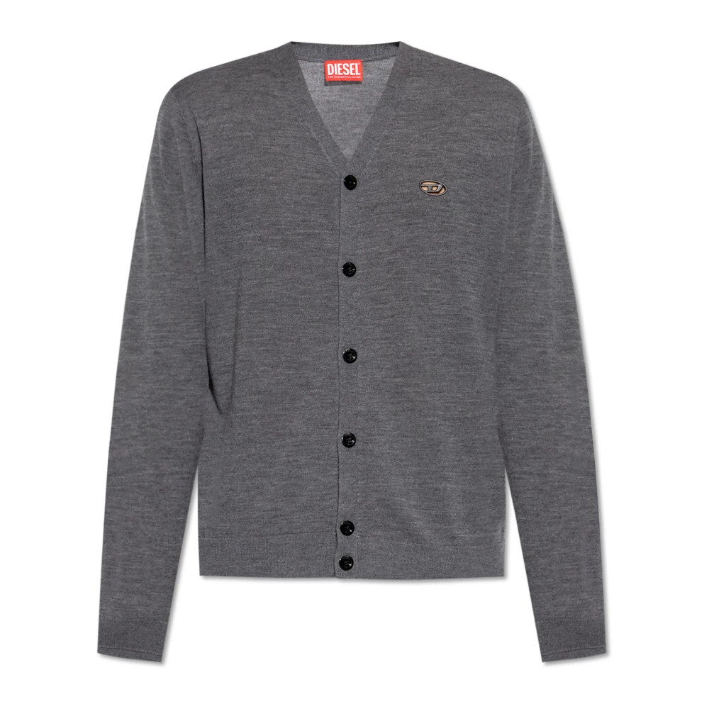 Diesel Herren Grau - Cardigan K-Volto - Knitwear - 2XL