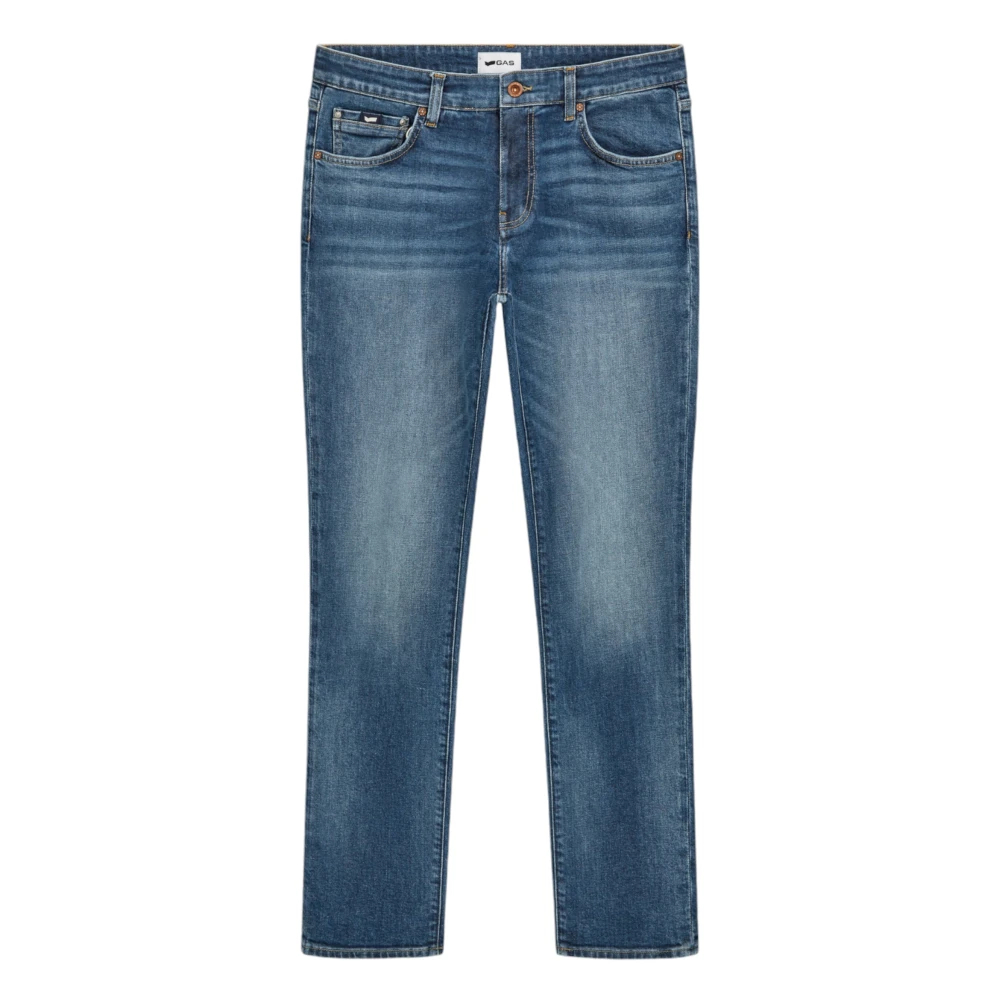 Gas Herren Blau - Slim-Fit Denim Hose - Jeans - W40