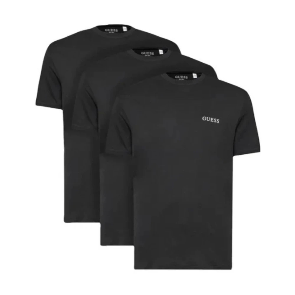 Guess, Herren, Shirts, Herren-T-Shirt im 3er-Pack, Schwarz, (XXL) - Bild 6