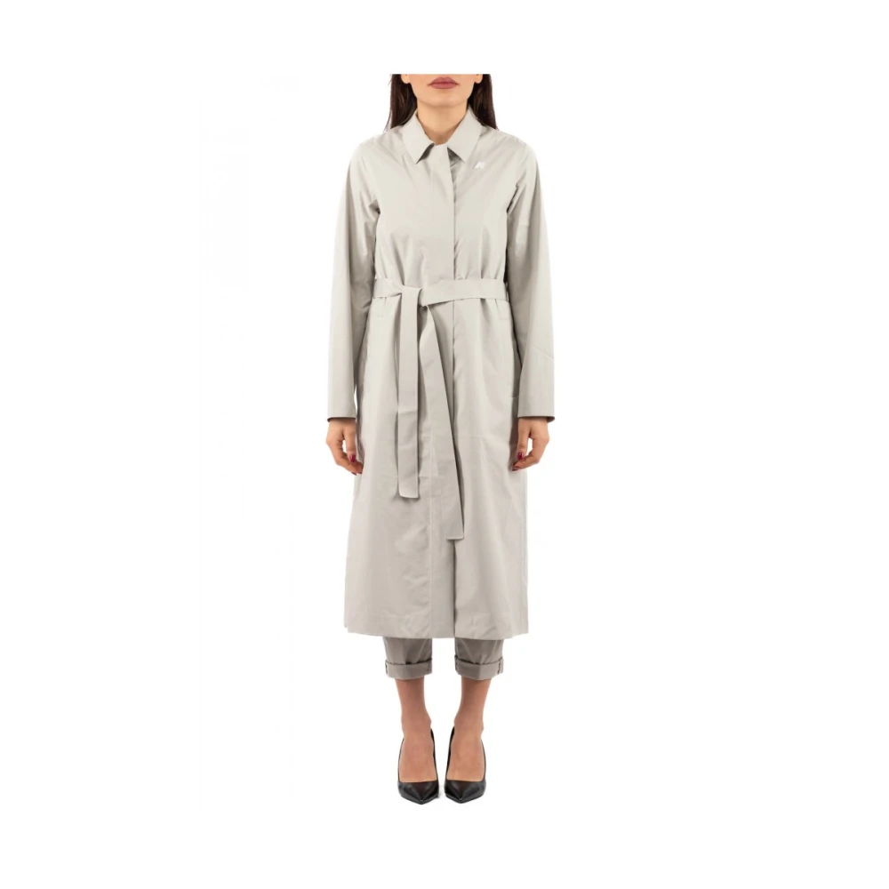 K-Way Damen Beige - Leichte- Packbare Jacke - Coats - L