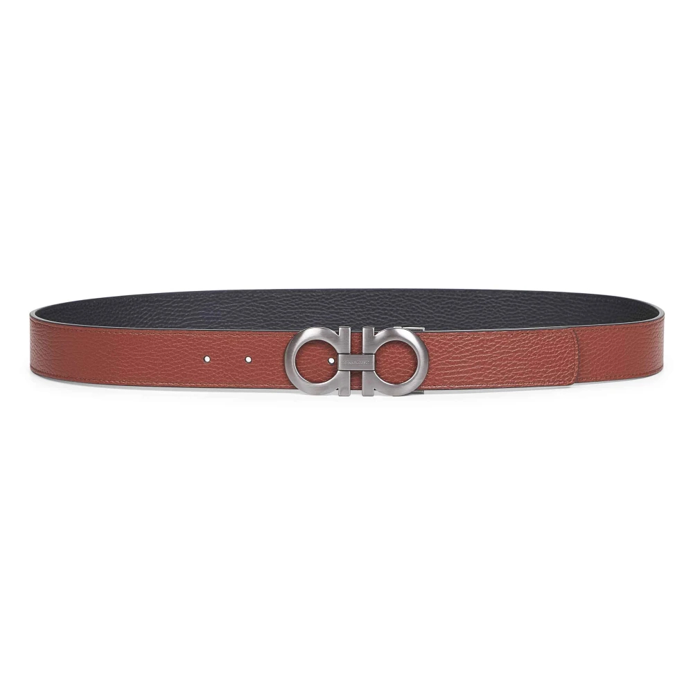 FERRAGAMO | Two-tone Gancini reversible belt | Man | 115 - Bild 7