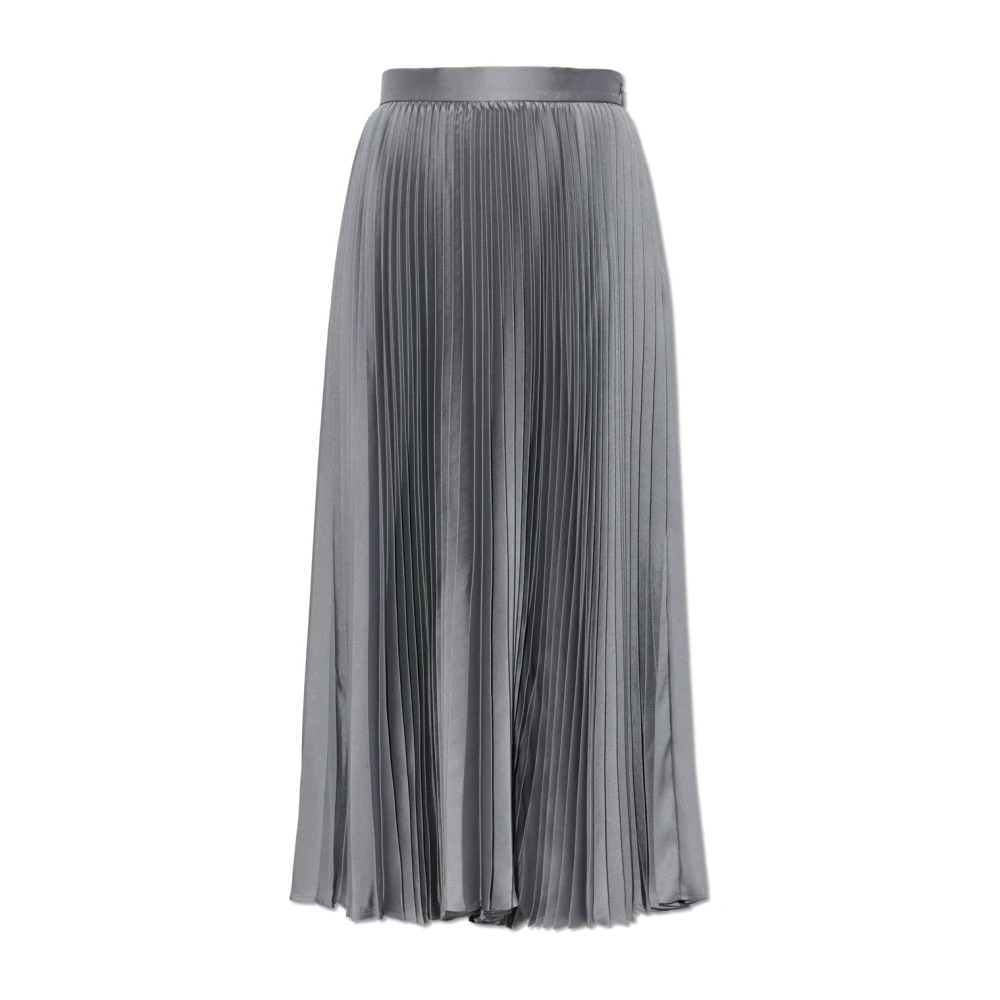Jil Sander Damen Grau - Technischer Twill Faltenrock - Skirts - S
