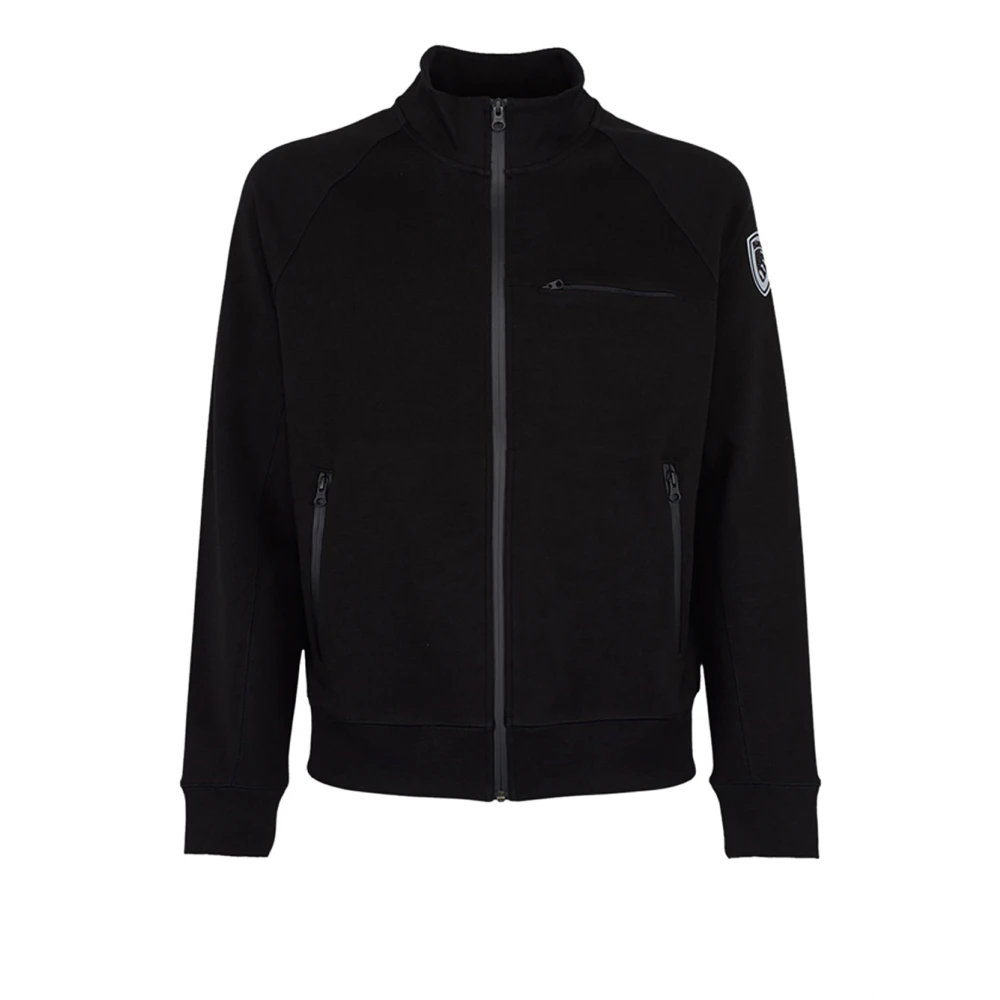 Blauer Herren Schwarz - Raynor Zipper Sweatshirt - Sweatshirts & Hoodies - K - M
