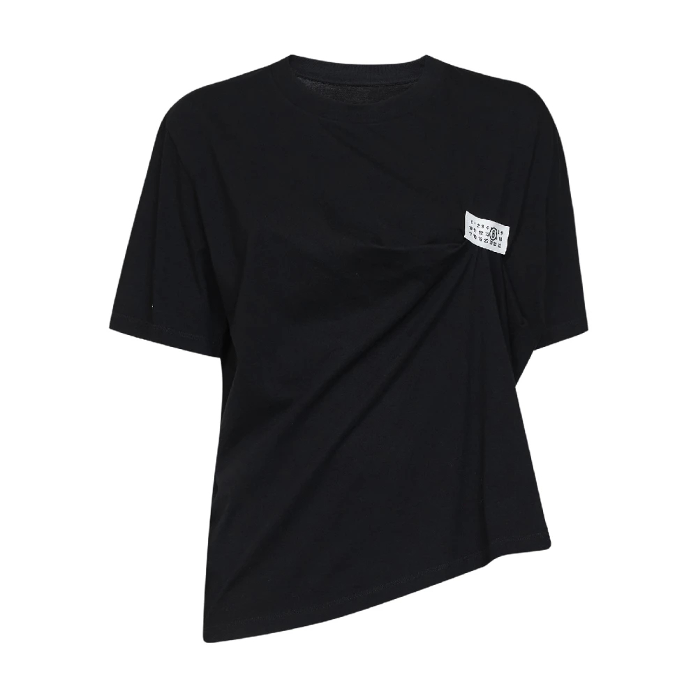 Mm6 Maison Margiela Damen Blau - Baumwoll-T-Shirt - Tops - M