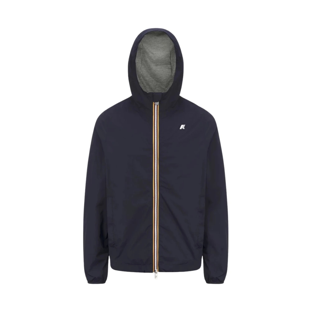 K-Way Herren Blau - Jack Stretch Nylon Jersey - Jackets - L
